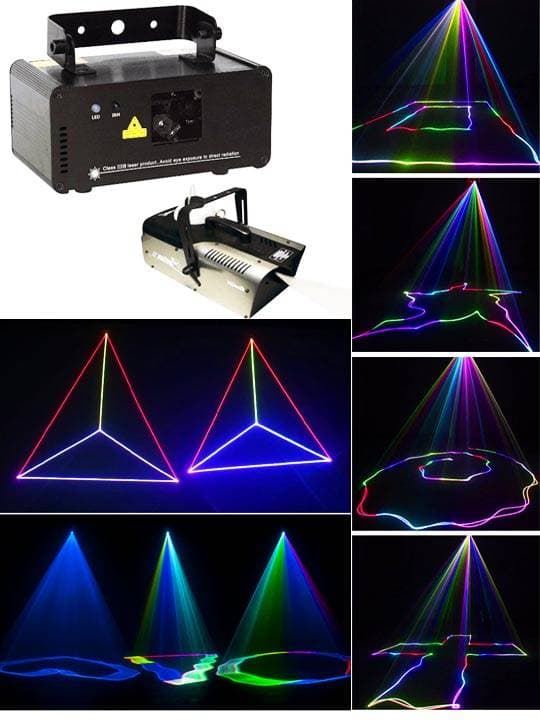 Проектор для лазерного шоу MAGNUM 3D RGB с бесплатной дым-машиной